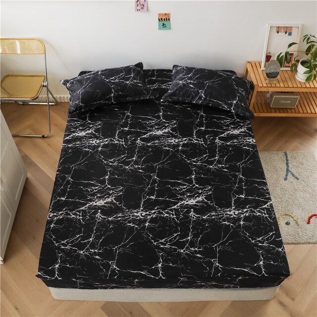 Blue Night Sky Reactive Printed Bedsheets