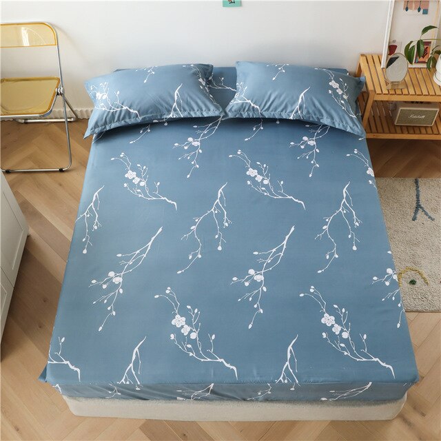 Blue Night Sky Reactive Printed Bedsheets