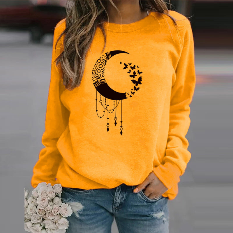 Women's Hoodies Print Pattern Sweatshirt