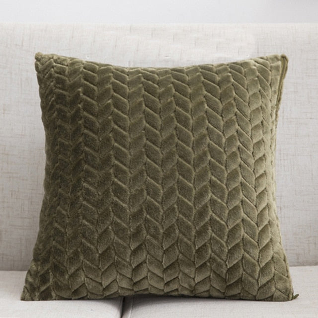 Modern Nordic Soft Velvet Cushion Cover