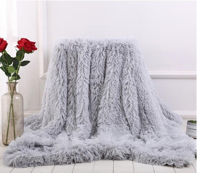 Shaggy Super Soft Coral Fleece Blanket