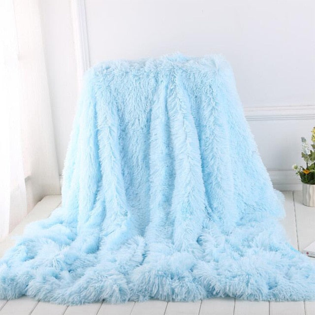 Shaggy Super Soft Coral Fleece Blanket