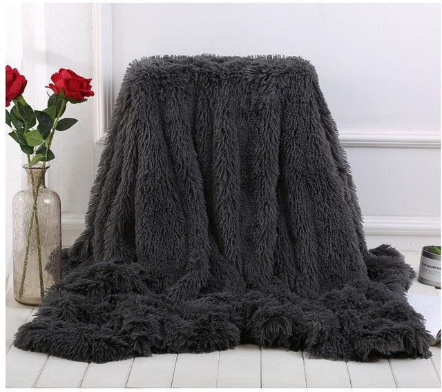 Shaggy Super Soft Coral Fleece Blanket