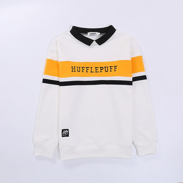 Stripe Embroidery Cartoon Sweatshirt