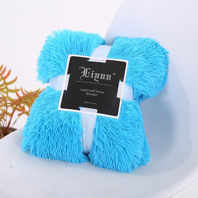 Super Soft Elegant Faux Fur Blanket