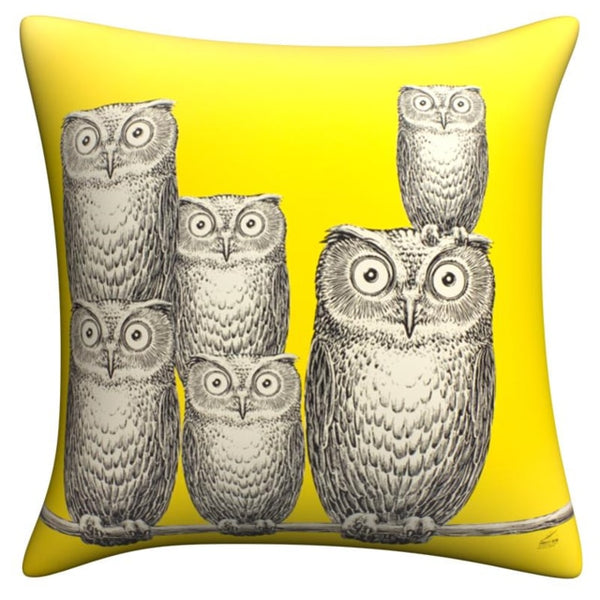 Night Owl Pillow Cover