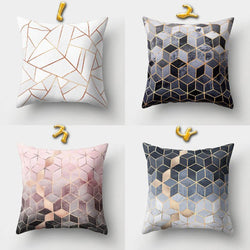 Geometric Printed Cushion Cover Polyester