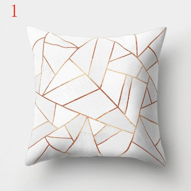 Geometric Printed Cushion Cover Polyester