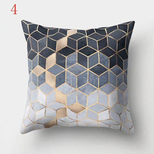 Geometric Printed Cushion Cover Polyester