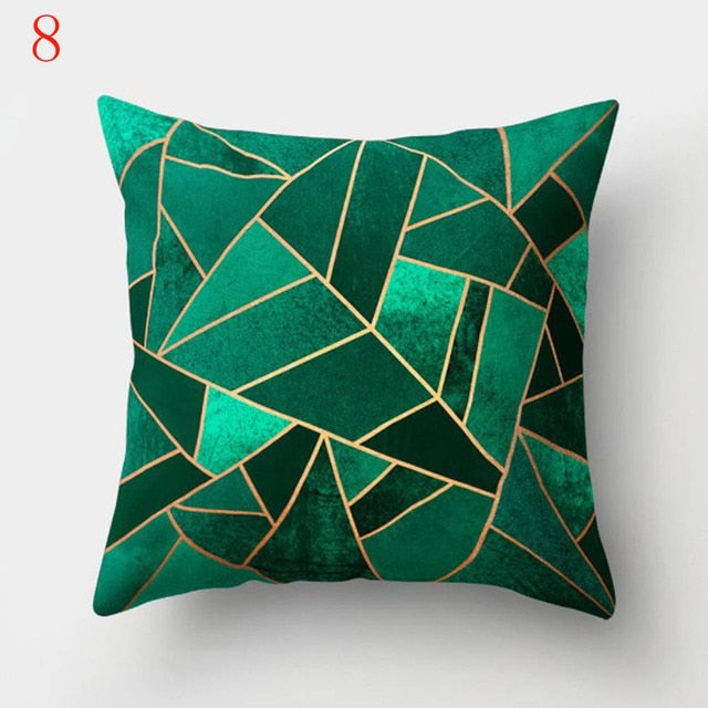 Geometric Printed Cushion Cover Polyester