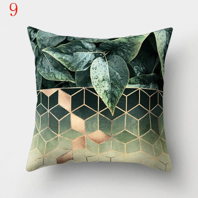 Geometric Printed Cushion Cover Polyester