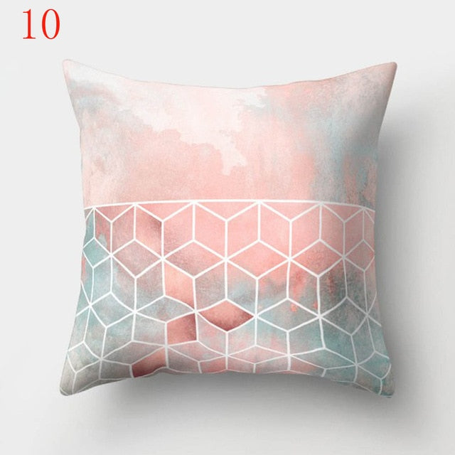 Geometric Printed Cushion Cover Polyester