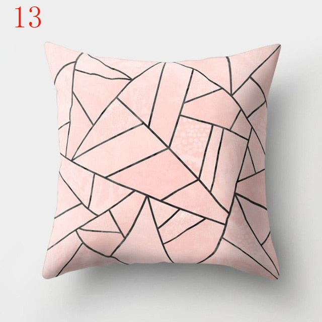 Geometric Printed Cushion Cover Polyester