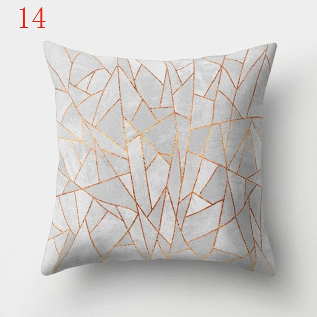 Geometric Printed Cushion Cover Polyester