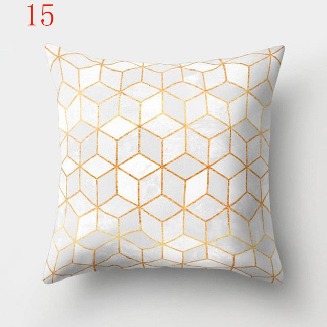 Geometric Printed Cushion Cover Polyester