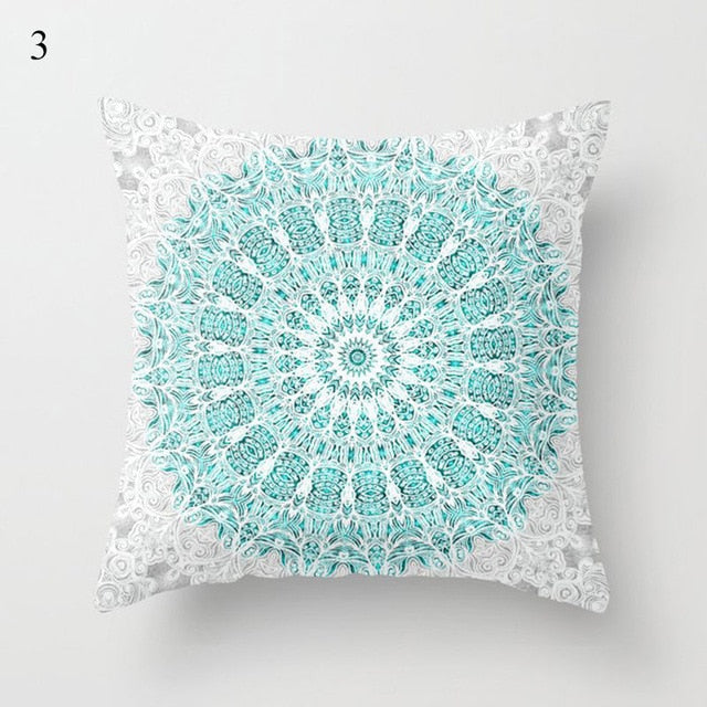 Geometric Printed Cushion Cover Polyester