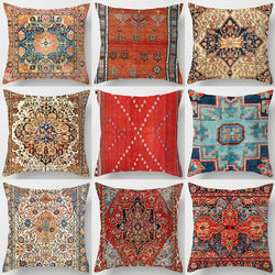 Persian Turkish Carpet Pattern Pillowcase