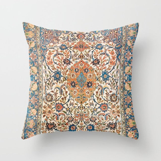 Persian Turkish Carpet Pattern Pillowcase