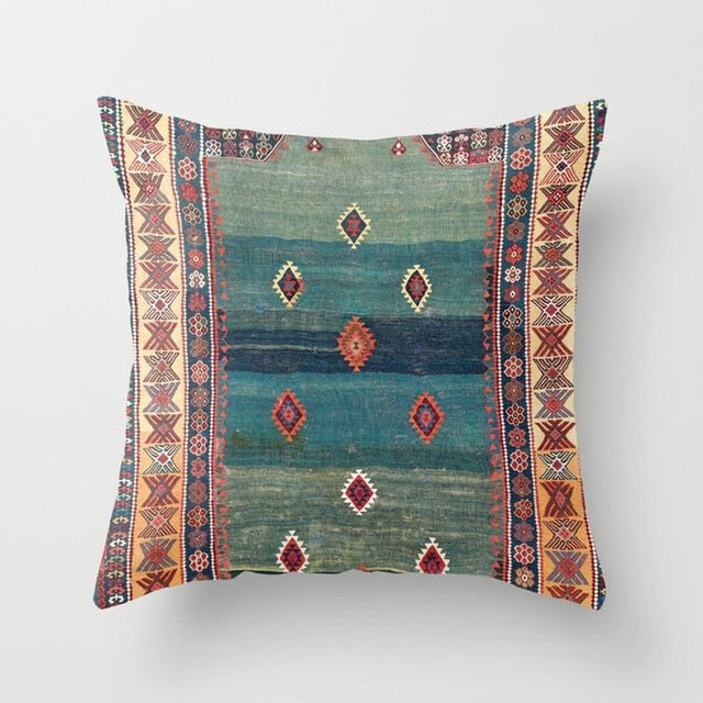 Persian Turkish Carpet Pattern Pillowcase