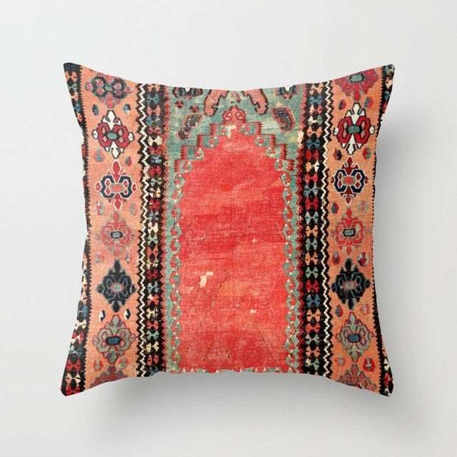 Persian Turkish Carpet Pattern Pillowcase