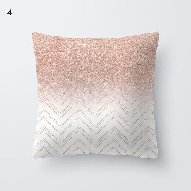 Geometric Printed Cushion Cover Polyester