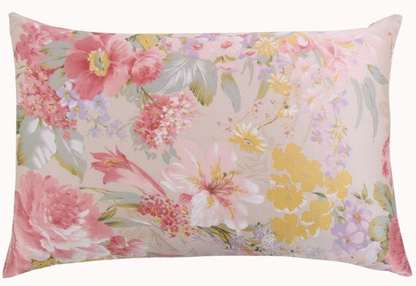 Nature Mulberry Floral Silk Pillowcase