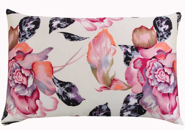 Nature Mulberry Floral Silk Pillowcase